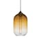 Besa Lighting Omega 12 Cord Pendant, Amber/Clear, Bronze Finish, 1x4W LED Filament LED Filament 1JT-OMEGA12AM-EDIL-BR - alternate 1